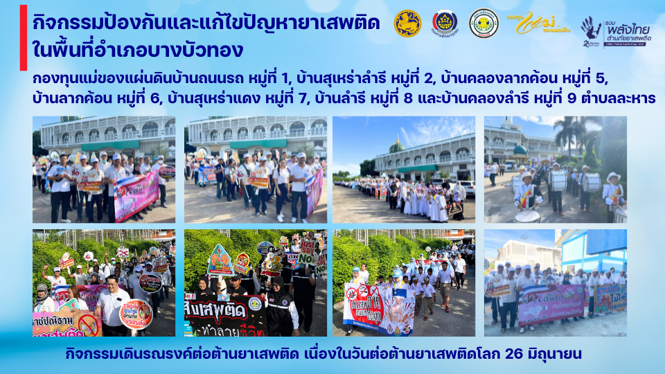 กองทุนแม่ของแผ่นดินมีการดำเนินกิจกรรมป้องกันและแก้ไขปัญหายาเสพติดในพื้นที่